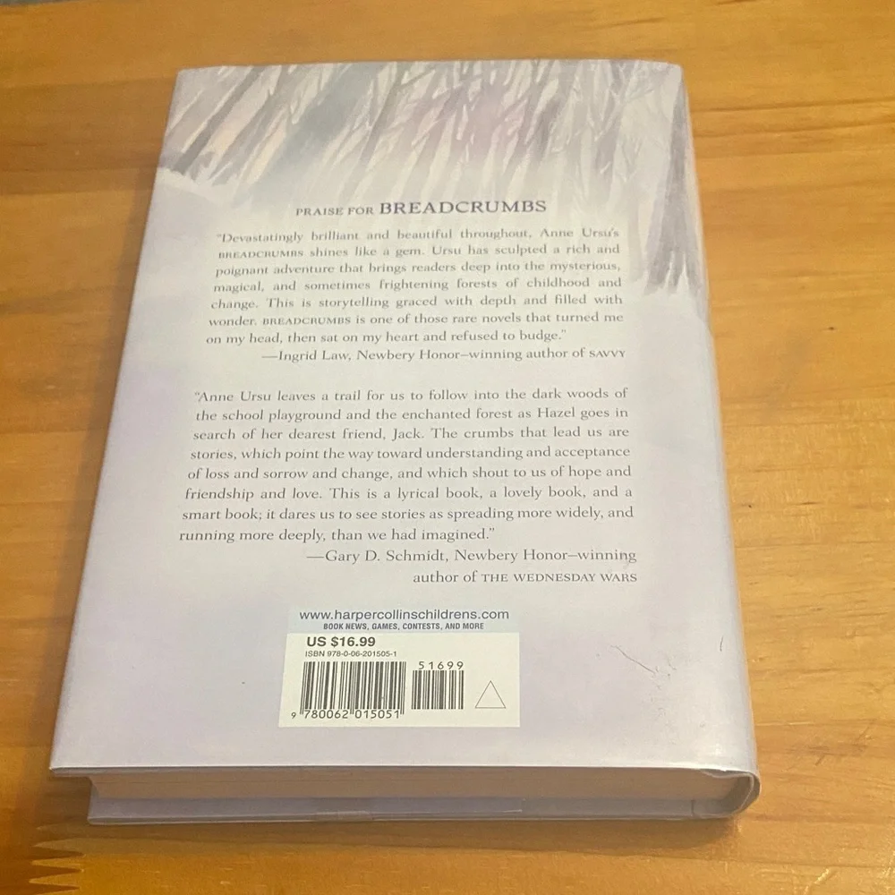 Breadcrumbs by Anne Ursu Hardcover Book